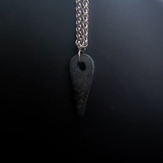 Black Tapered Stainless Steel Pendant