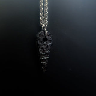 Black Tapered Stainless Steel Pendant