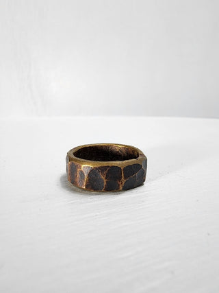 Hammered Brass Ring