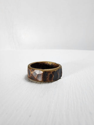 Hammered Brass Ring