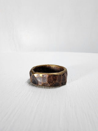 Hammered Brass Ring