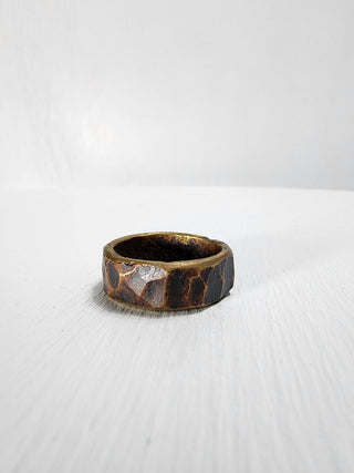 Hammered Brass Ring