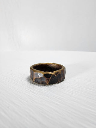 Hammered Brass Ring