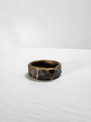 Hammered Brass Ring