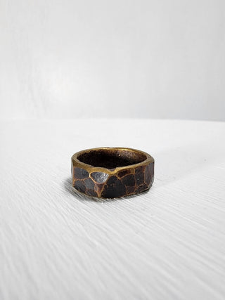 Hammered Brass Ring