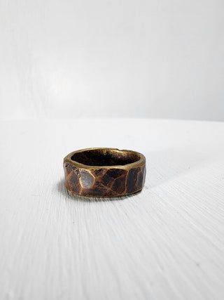 Hammered Brass Ring