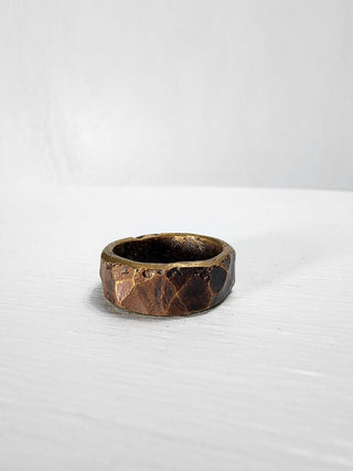 Hammered Brass Ring