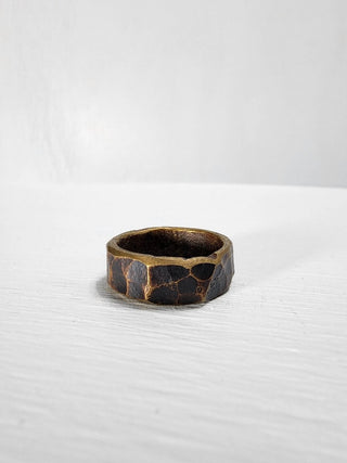 Hammered Brass Ring