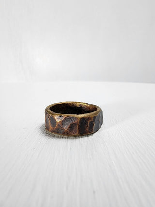 Hammered Brass Ring