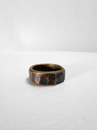 Hammered Brass Ring