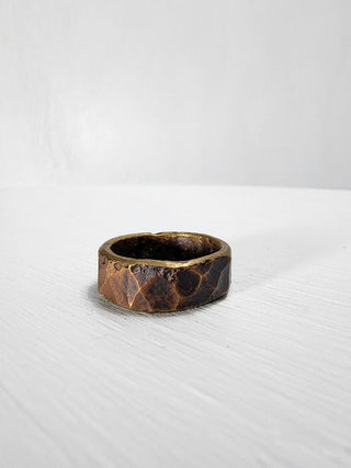 Hammered Brass Ring