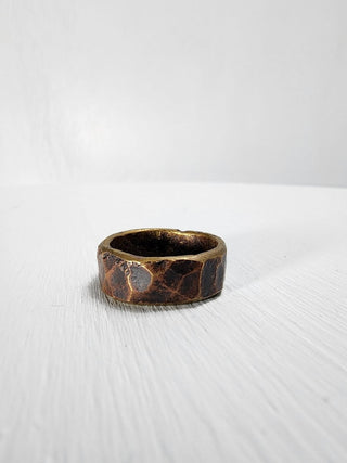 Hammered Brass Ring