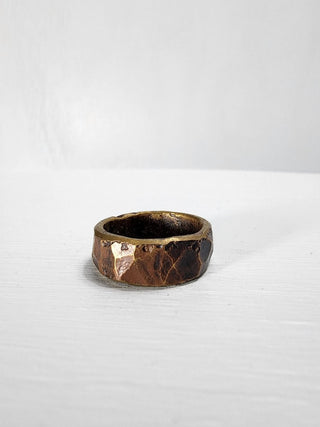 Hammered Brass Ring