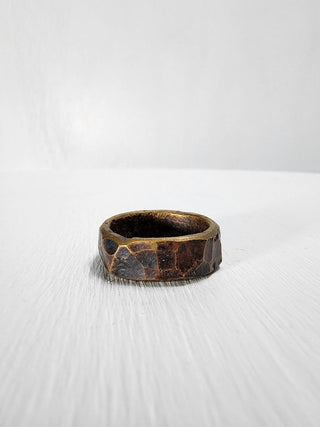 Hammered Brass Ring