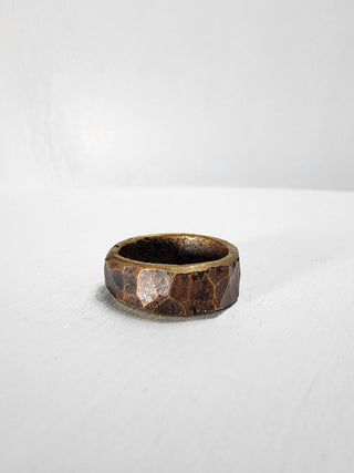 Hammered Brass Ring