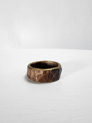 Hammered Brass Ring