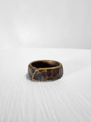 Hammered Brass Ring