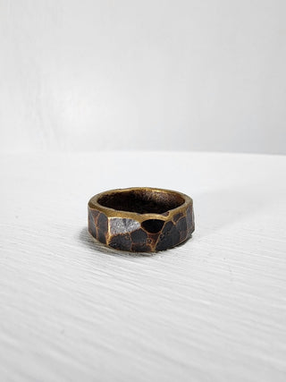 Hammered Brass Ring