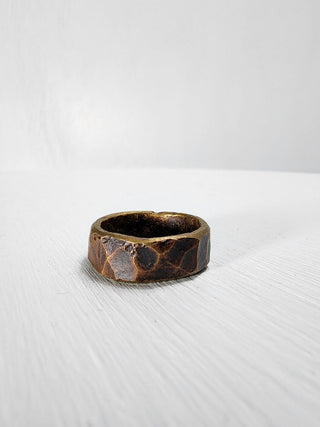 Hammered Brass Ring