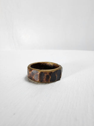 Hammered Brass Ring