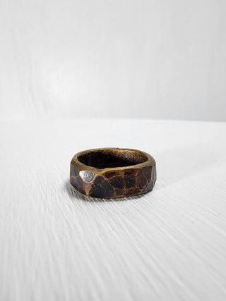 Hammered Brass Ring