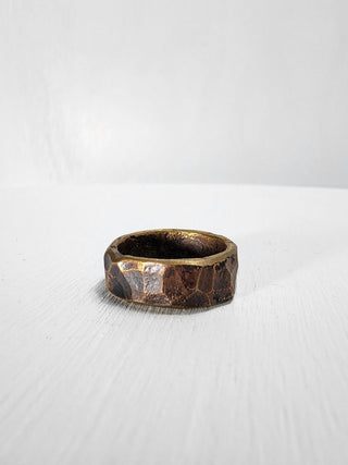 Hammered Brass Ring