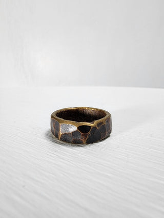 Hammered Brass Ring