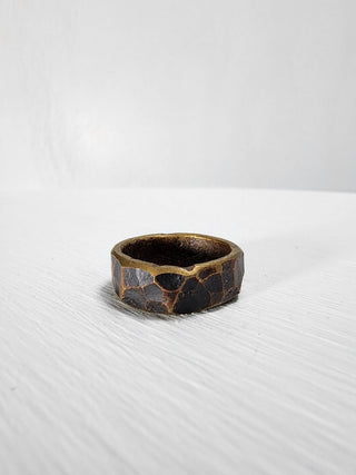 Hammered Brass Ring