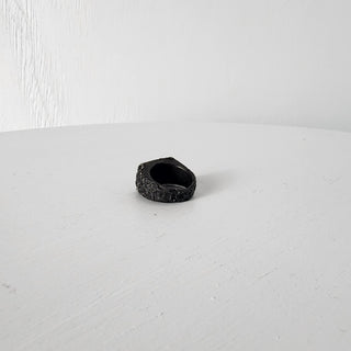 Dusk's Chains - Signet Ring - Midnight's Honor - Stainless Steel Ring