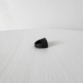 Dusk's Chains - Signet Ring - Midnight's Honor - Stainless Steel Ring