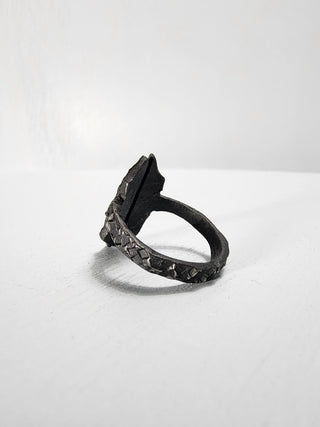 Black Gothic Stainless Steel Ring