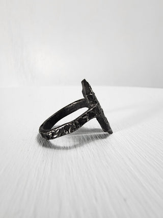 Black Gothic Stainless Steel Ring