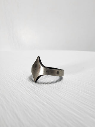 Polished Stainless Steel Star Ring