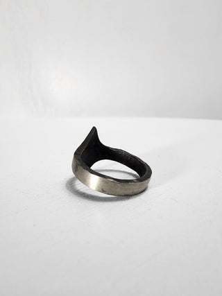 Polished Stainless Steel Star Ring