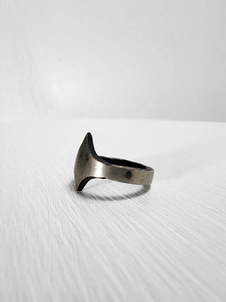 Polished Stainless Steel Star Ring