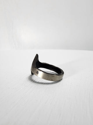 Polished Stainless Steel Star Ring