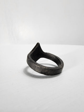 Black Stainless Steel Star Ring