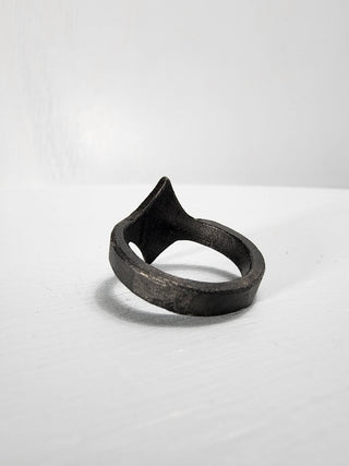 Black Stainless Steel Star Ring