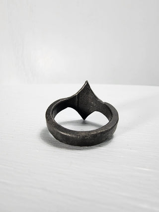 Black Stainless Steel Star Ring