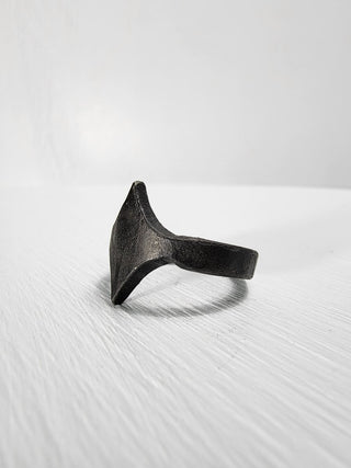 Black Stainless Steel Star Ring