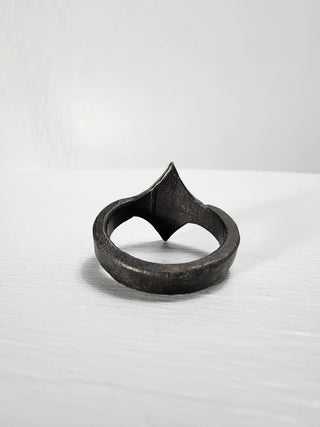 Black Stainless Steel Star Ring