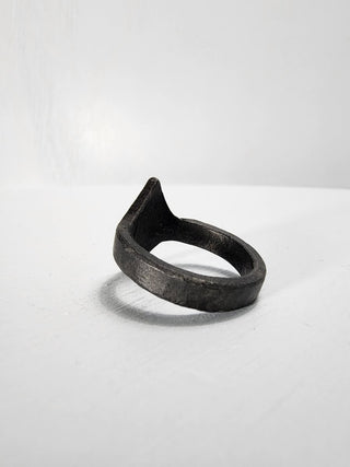 Black Stainless Steel Star Ring