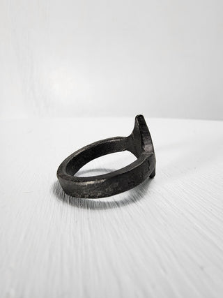 Black Stainless Steel Star Ring