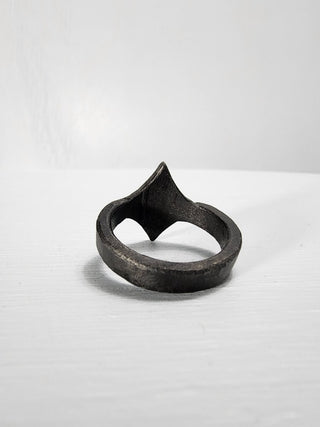 Black Stainless Steel Star Ring